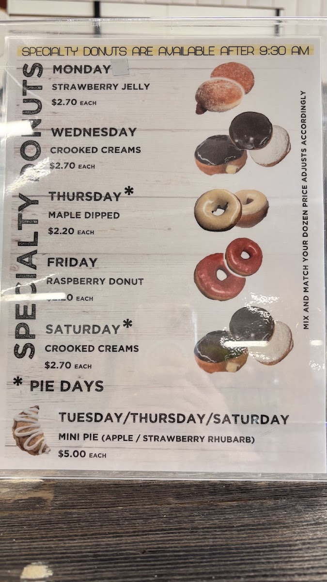 Crooked Creek General Store Menu - Image 1